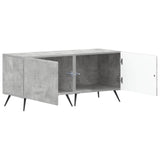 TV Cabinet Concrete Grey Engineered Wood 897558