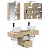 Bathroom Cabinet Set 5 pcs Sonoma Oak Engineered Wood 3406281
