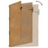 Garden Gate 100x175 cm Corten Steel 153206