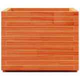Garden Planter Wax Brown 60x60x49.5 cm Solid Wood Pine 847360