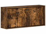Wall-Mounted Shoe Cabinet ALKMAAR 71 x 17 x 43 cm Smoked Oak 896190