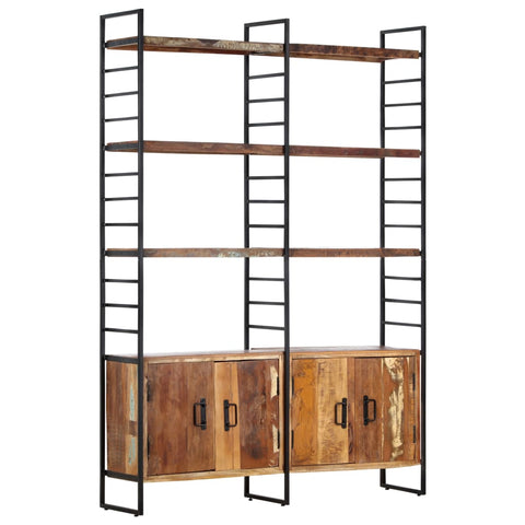 4-Tier Bookcase 124x30x180 cm Solid Reclaimed Wood 284415