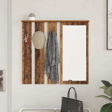 Wall-Mounted Coat Rack Old wood 84 x 10 x 80 cm Engineered wood 874497