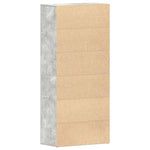 Shoe Cabinet with Door Grey 80 x 39 x 180 cm Engineered wood 3333869