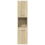 3 Piece Bathroom Furniture Set Sonoma Oak Engineered Wood 3324989