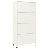 Locker Cabinet Grey and Blue 90x40x180 cm Steel 339826