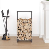Firewood Rack 40x30x80 cm Stainless Steel 864229