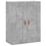 Wall Mounted Cabinets 2 pcs Concrete Grey Engineered Wood 3197997