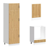 7 Piece Kitchen Cabinet Set Lucca Artisan Oak Engineered Wood 3314780