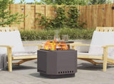 Smokeless Fire Pit Black 48 x 48 x 51 cm Steel 858976
