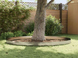 Lawn Edging 20 pcs 100 x 25 cm Steel Silver 8008615