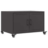 Coffee Table Black 68x50x43.5 cm Steel 846686