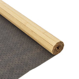 Rug Rectangular Light Natural 80x500 cm Bamboo 376795