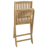 Folding Garden Chairs 2 pcs 44x50x88 cm Solid Wood Acacia 365743