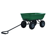 Garden Tipping Hand Cart 300 kg 75L Green 145507