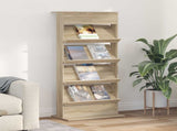 Magazine Rack Sonoma Oak 70 x 41 x 156 cm Engineered Wood 899521