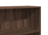 Bookcase Brown Oak 80x24x176 cm Engineered Wood 857859