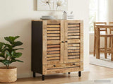 Storage Cabinets Natural 60 x 33 x 100 cm Solid Mango Wood 4018874