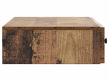 Wall-Mounted Side Table Old Wood 87.5 x 34.5 x 17 cm 897993