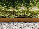 Lawn Edging 20 pcs Brown 100 x 0.05 x 20 cm Weathering Steel 865965