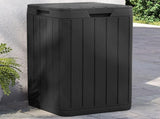 Outdoor Garbage Bin Anthracite 38x38x65 cm PP 364224