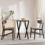 Dining Table Legs X-Frame 40x40x73 cm Steel 357903