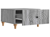 Coffee Table Grey Sonoma 49 x 50 x 40 cm Engineered Wood 894281