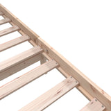 3101358 Bed Frame without Mattress Solid Wood 160x200 cm