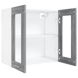 Hanging Glass Cabinet Lyon Grey Sonoma 60x31x60 cm Engineered Wood 815121