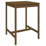 5 Piece Garden Bar Set Honey Brown Solid Wood Pine 3157802