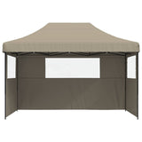 Party Tent Folding Taupe 279 x 410 x 315 cm Oxford Fabric 42023590
