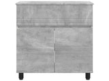 Bathroom Vanity Unit Concrete Grey 60 x 35 x 80 cm 889418