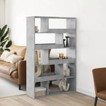 Bookcase Concrete Grey 100x33x156.5 cm Engineered Wood 3309342