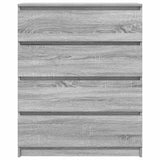 Sideboard Grey Sonoma 80x35x99 cm Engineered Wood 3328485