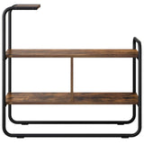 Console Table Smoked Oak 80 x 35 x 75 cm Engineered Wood 8007559