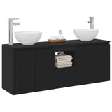Bathroom Cabinet Set 3 pcs Black 49.5 x 35 x 63 cm 3405618