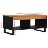 Coffee Table 90x50x40 cm Solid Wood Acacia 352870