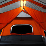 Family Tent with LED 10-Person Light Grey and Orange Quick Release 94303