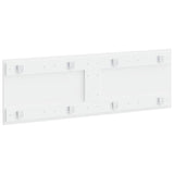 Wall-Mounted Headboard HAARLEM White Engineered Wood 896945
