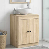 Bathroom Cabinet Sonoma Oak 54 x 41 x 70 cm Engineered Wood 890124