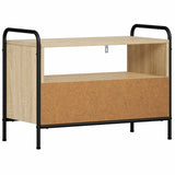 TV Cabinet 67.5 x 33 x 50 cm Sonoma Oak Engineered Wood 8013687