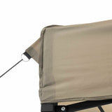 Party Tent Folding Taupe 292 x 292 x 315 cm Oxford Fabric 42023568
