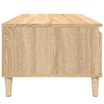 ZNTS Coffee Table Sonoma Oak 90x50x36.5 cm Engineered Wood 821111
