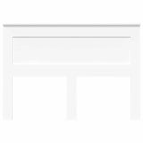 Headboard with Headboard Black Oak 140 cm Engineered Wood 887450