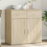 Sideboard Sonoma Oak 79x38x80 cm Engineered Wood 840522