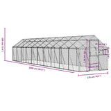 Aviary Anthracite 1.79x10x1.85 m Aluminium 3155806