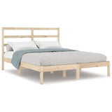 Bed Frame without Mattress 135x190 cm Double Solid Wood 3104908