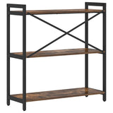 Bookshelf Smoked Oak 80 x 30 x 85 cm Engineered Wood 868427