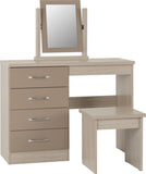 ZNTS Nevada 4 Drawer Dressing Table Set 100-105-015