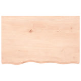 Wall Shelf 80x50x cm Untreated Solid Wood Oak 363549